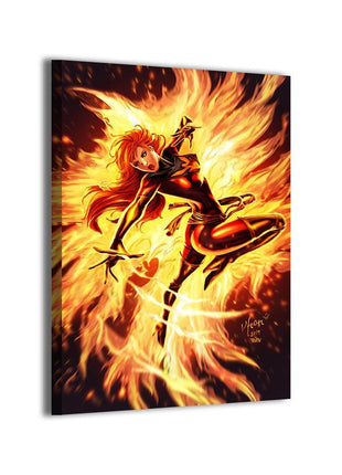 Dark Phoenix Wall Art | X-Men Fan Art | Snapping Turtle Gallery [variant_option1] Print, Premium Wall Art by Snapping Turtle Gallery
