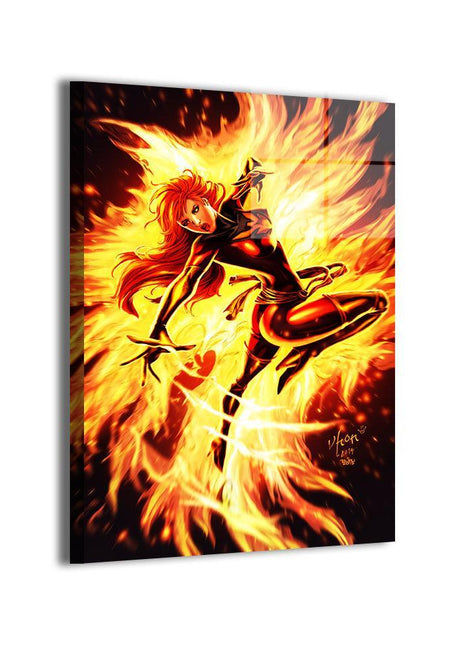 Dark Phoenix Wall Art | X-Men Fan Art | Snapping Turtle Gallery [variant_option1] Print, Premium Wall Art by Snapping Turtle Gallery