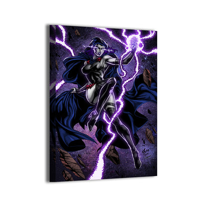 Dark Enchantress Wall Art Canvas Print – Raven Teen Titans by Vhon Remot & Splash Colors