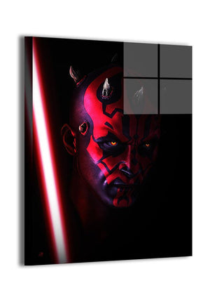 Darth Maul Art | Acrylic, Metal & Canvas - Snapping Turtle Gallery