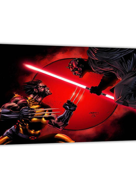 Darth Maul Wall Art | Crossover Fan Art | Snapping Turtle Gallery [variant_option1] Print, Premium Wall Art by Snapping Turtle Gallery