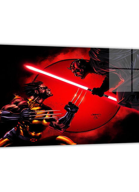 Darth Maul Wall Art | Crossover Fan Art | Snapping Turtle Gallery [variant_option1] Print, Premium Wall Art by Snapping Turtle Gallery