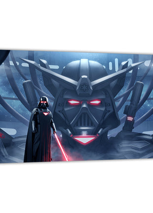 Darth Vader Mech Art | Acrylic, Metal & Canvas - Snapping Turtle Gallery