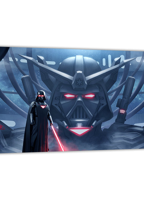 Darth Vader Mech Art | Acrylic, Metal & Canvas - Snapping Turtle Gallery