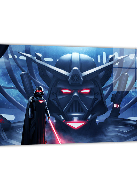 Darth Vader Mech Art | Acrylic, Metal & Canvas - Snapping Turtle Gallery
