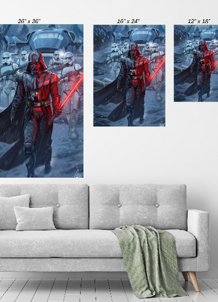 Darth Vader Wall Art | Star Wars HD Acrylic, Metal & Canvas Print - Snapping Turtle Gallery