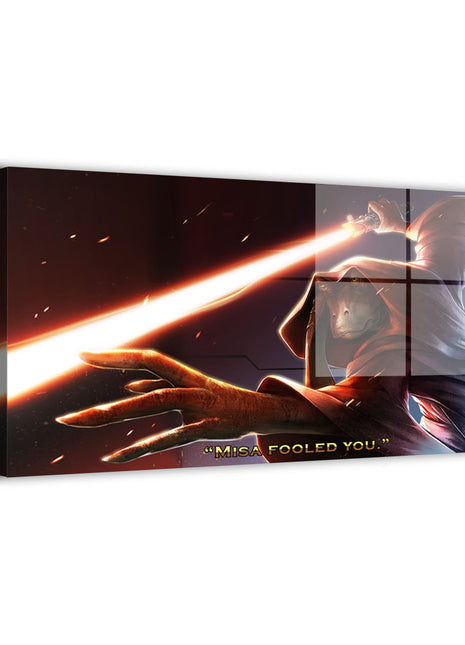 Jar Jar Binks as Darth Jar Jar Sith Lord on Metal wall art