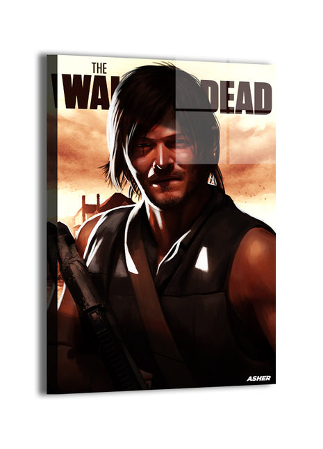 Daryl Dixon Wall Art | The Walking Dead Fan Art | Snapping Turtle Gallery [variant_option1] Print, Premium Wall Art by Snapping Turtle Gallery