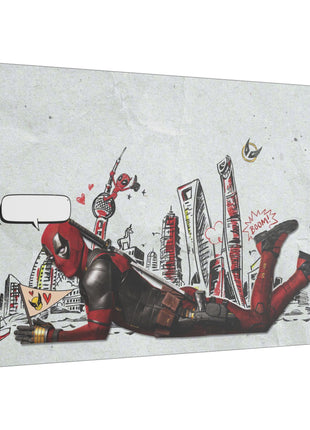 Deadpool Art | Acrylic, Metal & Canvas - Snapping Turtle Gallery