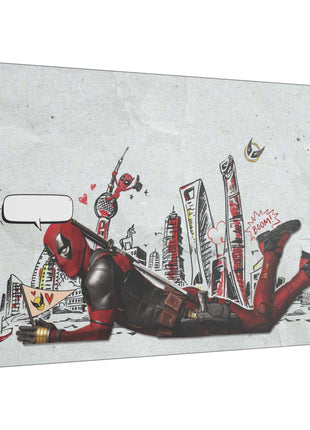 Deadpool Art | Acrylic, Metal & Canvas - Snapping Turtle Gallery