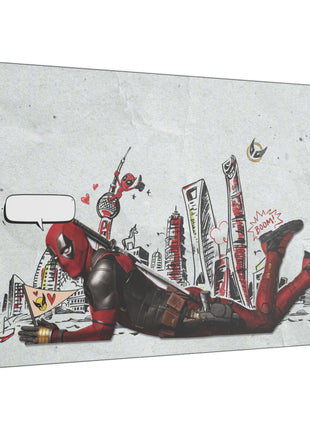 Deadpool Art | Acrylic, Metal & Canvas - Snapping Turtle Gallery