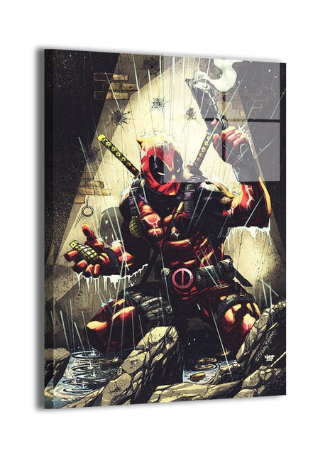 Deadpool Wade Wilson Art | Acrylic, Metal & Canvas - Snapping Turtle Gallery