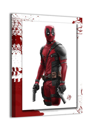 Deadpool Wade Wilson Marvel Art | Acrylic, Metal & Canvas - Snapping Turtle Gallery