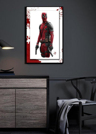 Deadpool Wade Wilson Marvel Art | Acrylic, Metal & Canvas - Snapping Turtle Gallery