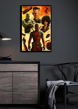 Deadpool & X-Force Wall Art | HD Acrylic, Canvas, Metal Prints, Deadpool Cable Domino Colossus X-Force wall art by Marvin Tabacon. 3mm Acrylic, Dye-Sub Metal & Gloss Canvas. Ready to hang. Buy 3 Get 1 FREE!, [-Snapping Turtle Gallery