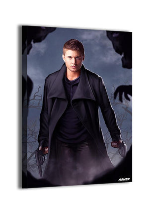 Dean Winchester Wall Art | Hunter of the Hollow Night | Snapping Turtle Gallery - Snapping Turtle Gallery