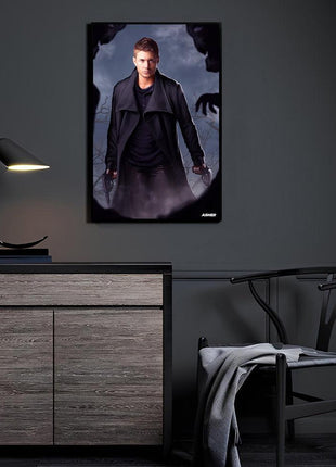 Dean Winchester Wall Art | Hunter of the Hollow Night | Snapping Turtle Gallery - Snapping Turtle Gallery