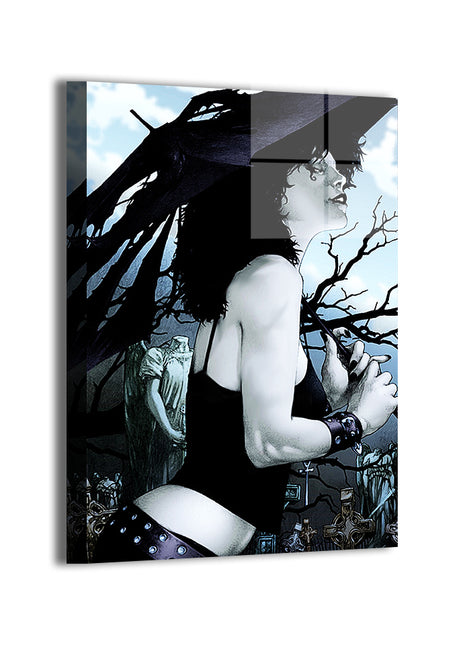 Death Sandman Art | Acrylic, Metal & Canvas - Snapping Turtle Gallery