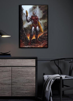 Deathlok Luther Manning Marvel Art | Acrylic, Metal & Canvas - Snapping Turtle Gallery