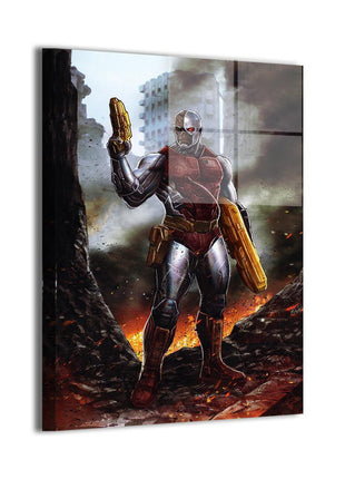 Deathlok Luther Manning Marvel Art | Acrylic, Metal & Canvas - Snapping Turtle Gallery