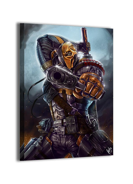 Deathstroke Wall Art | Wizyakuza Acrylic, Metal & Canvas Print - Snapping Turtle Gallery
