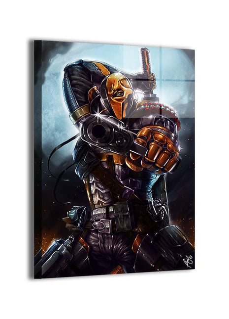 Deathstroke Wall Art | Wizyakuza Acrylic, Metal & Canvas Print - Snapping Turtle Gallery
