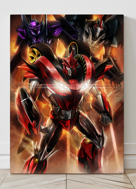 Decepticon Vengeance Wall Art | Knock Out Transformers Prime Print | Snapping Turtle Gallery [variant_option1] Print, Premium Wall Art by Snapping Turtle Gallery