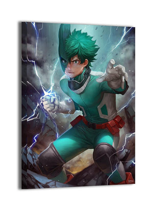 Deku Wall Art | My Hero Academia HD Acrylic, Metal & Canvas Print - Snapping Turtle Gallery