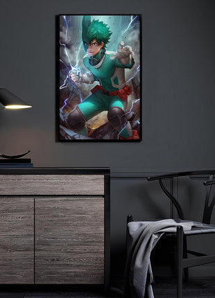 Deku Wall Art | My Hero Academia HD Acrylic, Metal & Canvas Print - Snapping Turtle Gallery
