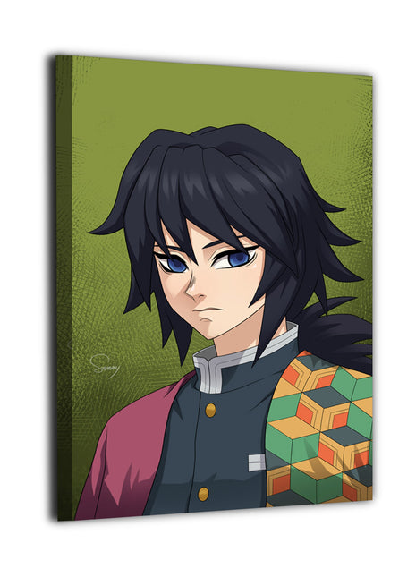 Giyu Tomioka Wall Art | Demon Slayer Acrylic, Metal & Canvas Print - Snapping Turtle Gallery