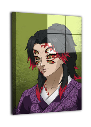 Kokushibo Wall Art | Demon Slayer Acrylic, Metal & Canvas Print - Snapping Turtle Gallery
