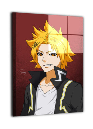 Denki Kaminari Wall Art | My Hero Academia Acrylic, Metal & Canvas - Snapping Turtle Gallery
