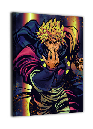 Dio Brando Wall Art | JoJo's Bizarre Adventure Acrylic, Metal & Canvas - Snapping Turtle Gallery