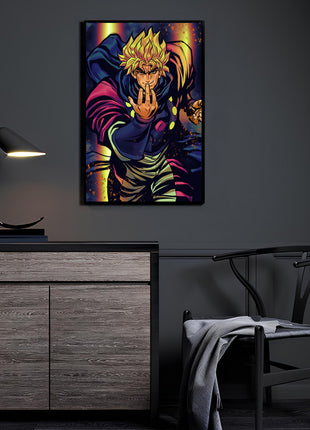 Dio Brando Wall Art | JoJo's Bizarre Adventure Acrylic, Metal & Canvas - Snapping Turtle Gallery