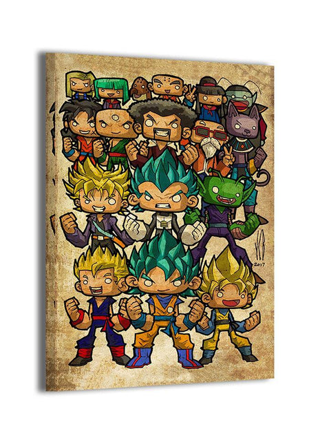 Dragon Ball Super Wall Art | Anime Fan Art | Snapping Turtle Gallery - Snapping Turtle Gallery