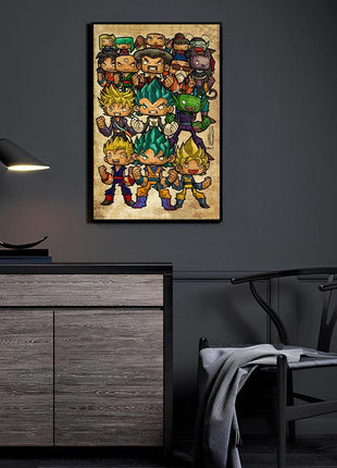 Dragon Ball Super Wall Art | Anime Fan Art | Snapping Turtle Gallery - Snapping Turtle Gallery