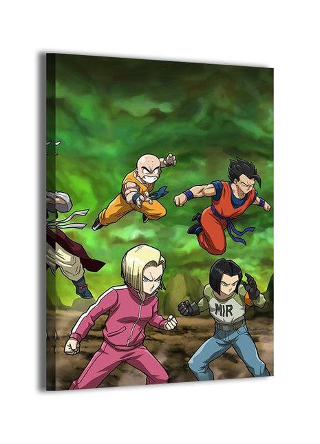 Android 18 & 17 Wall Art | Dragon Ball Super Acrylic, Metal & Canvas - Snapping Turtle Gallery