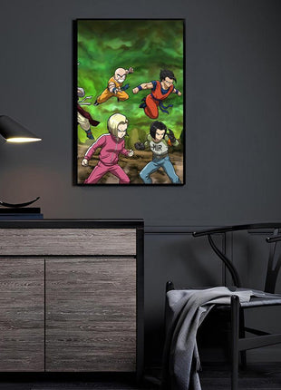 Android 18 & 17 Wall Art | Dragon Ball Super Acrylic, Metal & Canvas - Snapping Turtle Gallery