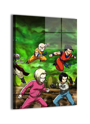 Android 18 & 17 Wall Art | Dragon Ball Super Acrylic, Metal & Canvas - Snapping Turtle Gallery