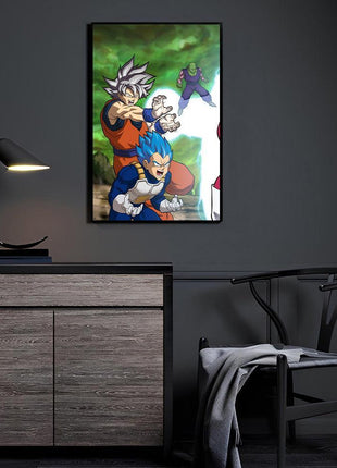 Goku Vegeta Piccolo Dragon Ball Wall Art | Acrylic, Metal & Canvas - Snapping Turtle Gallery