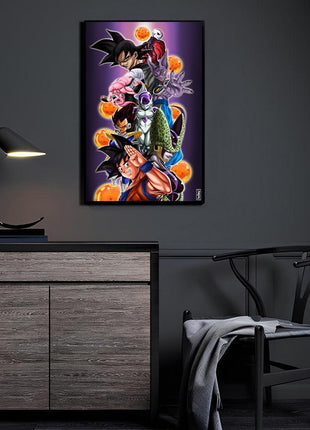 Dragon Ball Wall Art | Legacy of Power | Snapping Turtle Gallery - Snapping Turtle Gallery