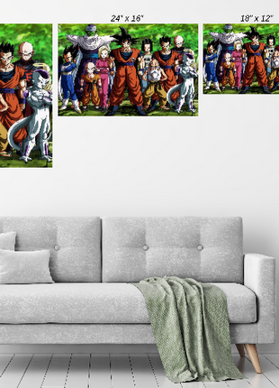 Dragon Ball Z Wall Art | DBZ Fan Art | Snapping Turtle Gallery - Snapping Turtle Gallery