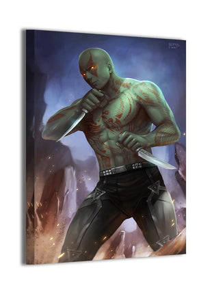 Drax Wall Art | Guardians of the Galaxy Acrylic, Metal & Canvas Print - Snapping Turtle Gallery