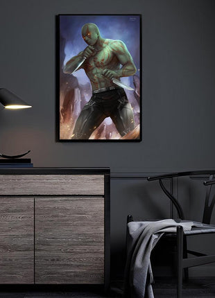 Drax Wall Art | Guardians of the Galaxy Acrylic, Metal & Canvas Print - Snapping Turtle Gallery