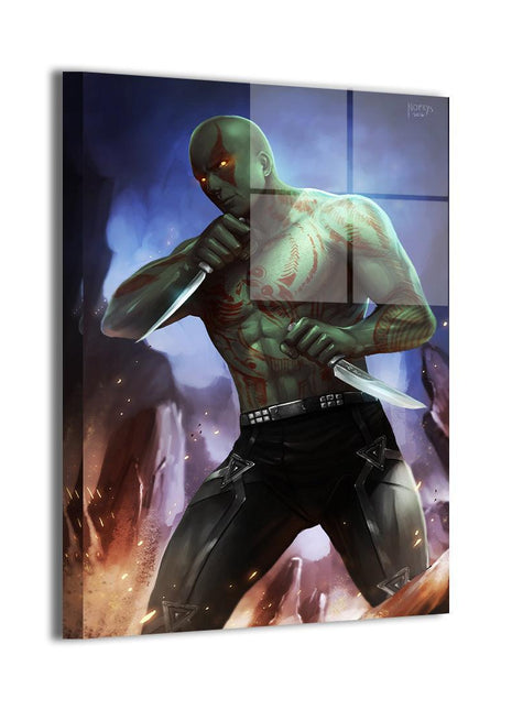 Drax Wall Art | Guardians of the Galaxy Acrylic, Metal & Canvas Print - Snapping Turtle Gallery
