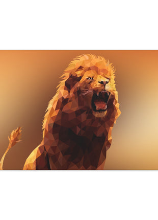 Echo of the Wild – Roaring Lion Wall Art | STG Collection [variant_option1] Print, Premium Wall Art by Snapping Turtle Gallery