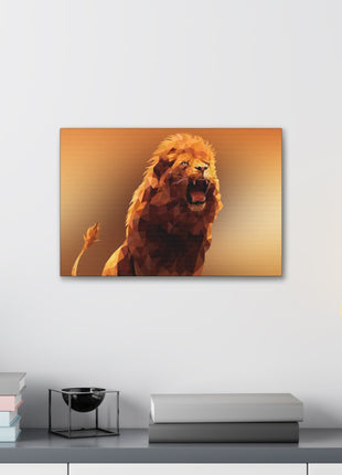 Echo of the Wild – Roaring Lion Wall Art | STG Collection [variant_option1] Print, Premium Wall Art by Snapping Turtle Gallery