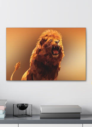 Echo of the Wild – Roaring Lion Wall Art | STG Collection [variant_option1] Print, Premium Wall Art by Snapping Turtle Gallery