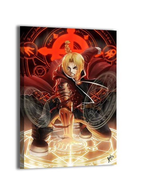 Fullmetal Alchemist Wall Art | Edward Acrylic, Metal & Canvas Print - Snapping Turtle Gallery