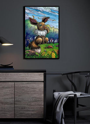Eevee Wall Art | Pokémon Fan Art | Snapping Turtle Gallery - Snapping Turtle Gallery